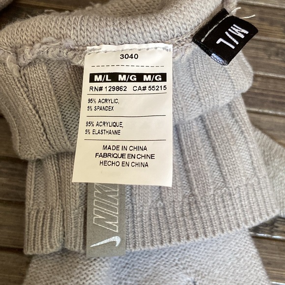 NIKE Knit Gloves Cold Weather Unisex Size M/L - Picture 6 of 6
